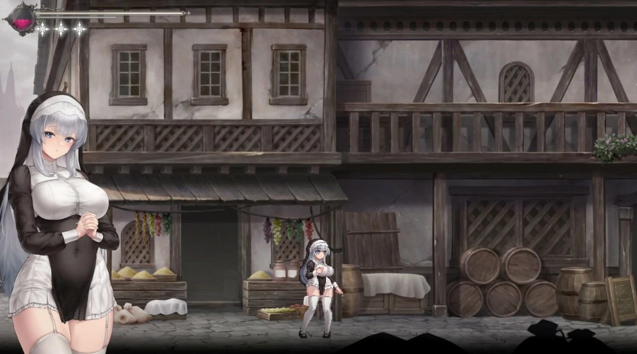 【日系ACT/官中/动作】淫肉圣女~在修女的雌穴中刻下孕印~0.1.0 官方中文版【PC/0.35G】 内容图 1